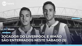 Diogo Jota e André Silva são sepultados em Portugal | #SBTBrasil