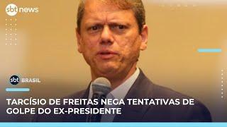 Em depoimento ao STF, Tarcísio nega golpismo por parte de Bolsonaro | SBT Brasil (30/05/25)