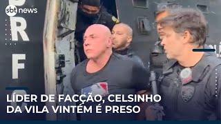 Celsinho da Vila Vintém, um dos principais traficantes do RJ, é preso | #SBTNews Manhã (08/05/25)