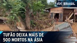 Tufão Yagi deixa mais de 500 mortos na Ásia | SBT Brasil (17/09/24)