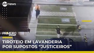 Tiroteio em lavanderia deixa um morto e “justiceiros” são suspeitos | Primeiro Impacto (28/04/25)