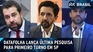 Datafolha mostra Boulos com 29%, Nunes e Marçal com 26%  em SP | SBT Brasil (05/10/24)