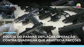 Operação mira quadrilha que abastecia maiores facções do país com armas e drogas