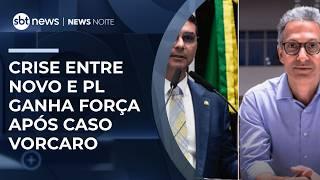Conversas de Flávio e Vorcaro geram crise entre Novo e PL | #NewsNoite