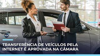 Câmara aprova lei que permite transferência de carros pela internet | SBT Brasil (06/06/25)