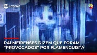 Palmeirenses que agrediram flamenguista no DF dizem que “reagiram à provocação” | #SBTNotícias