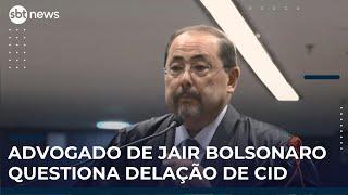 "Omissão ou contradição anula delação de Cid", diz advogado de Bolsonaro | #SBTNews