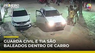 Guarda Civil e tia são baleados ao passar de carro em frente a bar na Bahia | #PrimeiroImpacto
