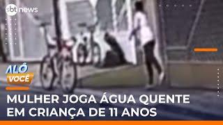 Vizinha joga água quente em criança após reclamação sobre futebol na rua | #AloVoce