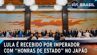 Naruhito recebe Lula no Japão; autoridades discutem exportação da carne | SBT Brasil (25/03/25)