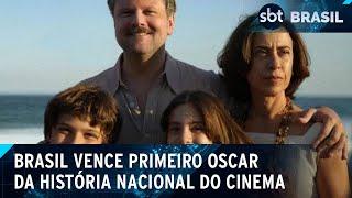 "Ainda Estou Aqui" vence Oscar 2025 de melhor filme internacional | SBT Brasil (03/03/25)