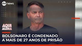 STF condena Bolsonaro a 27 anos e 3 meses de prisão por tentativa de golpe de Estado | #AquiAgora