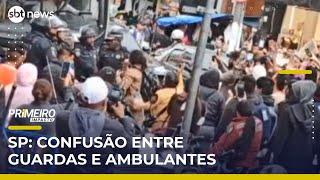 Homem é preso após confronto com guardas no centro de SP | #PrimeiroImpacto