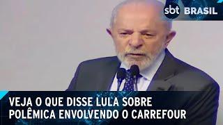 Lula fala sobre a compra de carnes brasileiras pelo Carrefour na França | SBT Brasil (27/11/24)