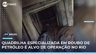 Operação contra furto de petróleo prende pelo menos uma pessoa no Rio | #SBTBrasil 