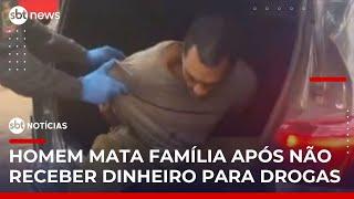Homem é preso em flagrante após matar mãe e irmã a facadas em SP | #SBTNoticias 1ª Edição