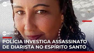 Diarista é morta a tiros enquanto lavava louça no ES | #SBTNotícias