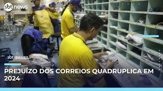 Correios divulga balanço com prejuízo de R$ 2,6 bilhões em 2024 | SBT Brasil (09/05/25)