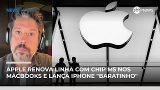 Apple renova linha com chip M5 nos MacBooks e lança iPhone "baratinho" | #NewsManhã