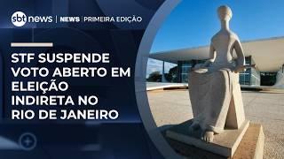 STF suspende voto aberto em eleição indireta no Rio de Janeiro | #NewsPrimeiraEdição