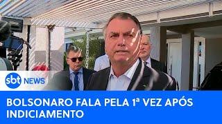 "Nunca debati golpe com ninguém", diz Bolsonaro após ser indiciado pela PF | #SBTNews (26/11/24)