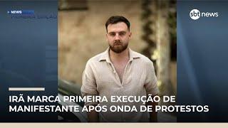 Irã marca 1ª execução de manifestante após onda de protestos | #NewsPrimeiraEdição