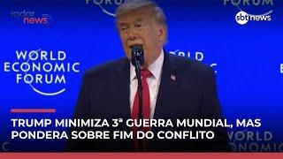 Trump afirma não querer terceira Guerra Mundial ao ser questionado sobre Ucrânia