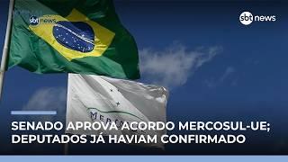Senado aprova acordo entre Mercosul e União Europeia | #JornaldoSBTNews