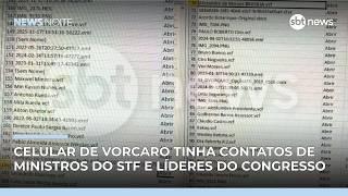 Celular de Daniel Vorcaro tinha contatos de ministros do STF e chefes do Congresso | #NewsNoite