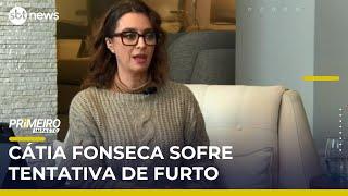 Apresentadora Cátia Fonseca reage a furto e segura suspeita até a polícia chegar | #PrimeiroImpacto