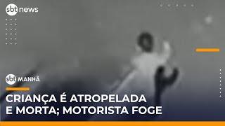 Criança de 1 ano morre atropelada por carro em alta velocidade na Bahia | #SBTManhã