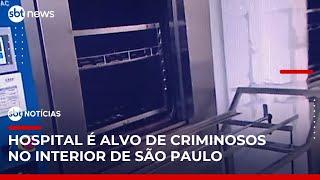 Grupo invade hospital e furta equipamentos médicos em Sorocaba (SP) | #SBTNotícias