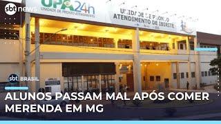 Mais de 60 alunos passam mal após comerem merenda em escola de MG | #SBTBrasil