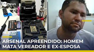 Arsenal de suspeito de matar vereador e ex é apreendido em Parnaíba (PI) | #PrimeiroImpacto