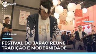 Maior festival de cultura japonesa fora do Japão celebra 130 anos de amizade com Brasil | #SBTBrasil