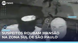 Suspeitos invadem e roubam mansão na zona sul de São Paulo | #SBTBrasil