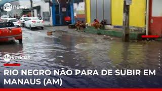 Cheia do Rio Negro afeta mais de 500 mil pessoas em Manaus | #SBTNotícias