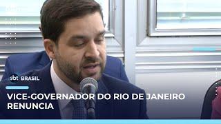 Thiago Pampolha renúncia do cargo de vice-governador do Rio de Janeiro | SBT Brasil (21/05/25)