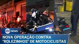 GCM de São Paulo intensifica operações contra "rolezinhos" de motociclistas | #SBTNews (27/12/24)