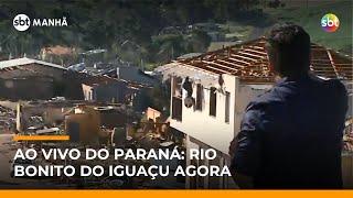 Rio Bonito do Iguaçu (PR) agora: repórter mostra como está cidade devastada por tornado | #SBTManha