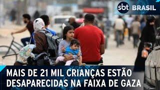 21 mil crianças palestinas estão desaparecidas em Gaza | SBT Brasil (24/06/24)