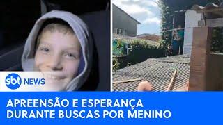 Mãe reencontra filho de 9 anos após apreensão e buscas em Porto Alegre | #SBTNewsnaTV (11/05/24)