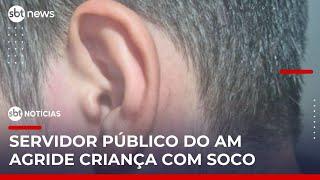 Criança tem tímpano perfurado após ser agredida por servidor público | #SBTNotícias