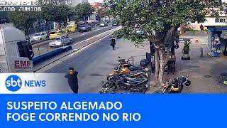 Algemado, assaltante escapa de delegacia e foge correndo no Rio