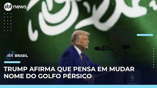 Em visita à Arábia Saudita, Trump anuncia investimento de US$ 600 bilhões | SBT Brasil (12/05/25)
