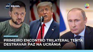 Encontro trilateral discute territórios no leste da Ucrânia