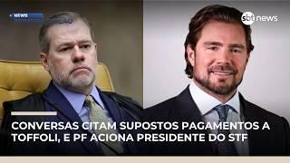 PF encontra no celular de Vorcaro menções a supostos pagamentos a Dias Toffoli | #NewsPrimeiraEdição