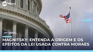Lei Magnitsky: entenda a origem e os efeitos do mecanismo usado contra Moraes  | #SBTBrasil