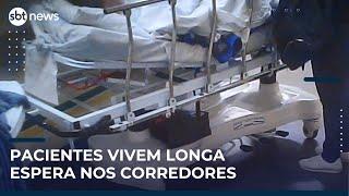 Pacientes esperam por cirurgias em macas e cadeiras em hospital de SP | #SBTNews Manhã (19/05/25)