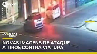 SP: Novas imagens mostram viatura da PM sendo atacada a tiros | Primeiro Impacto (07/05/25)